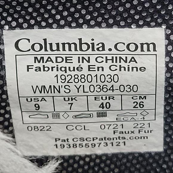 Columbia Meadows Omni-Heat 3D Mid Calf Women's Boots Gray YL0364-030 US Size 9 - Picture 10 of 10